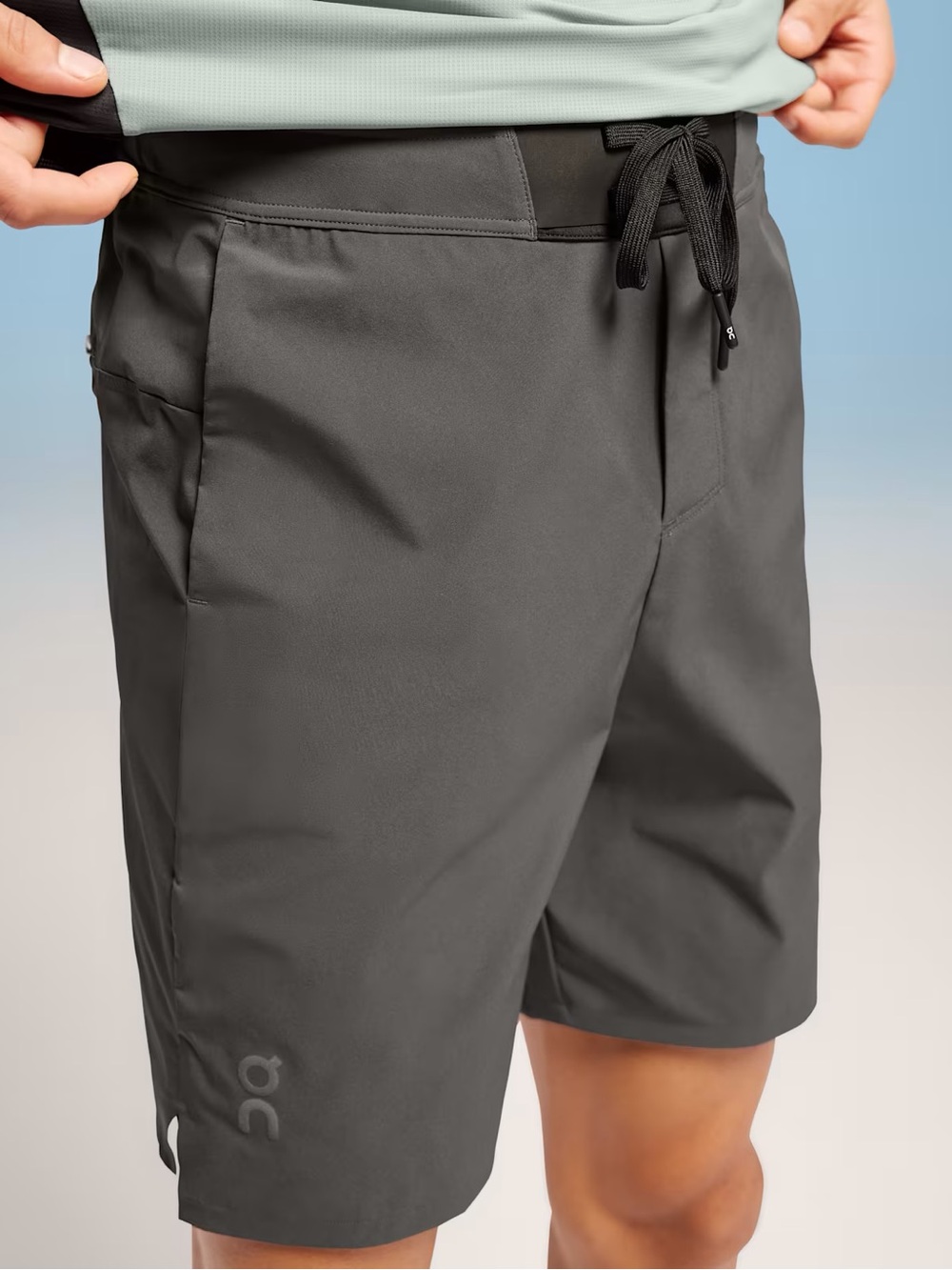 On Running Men's Charcoal Quick-Dry Swim Hybrids